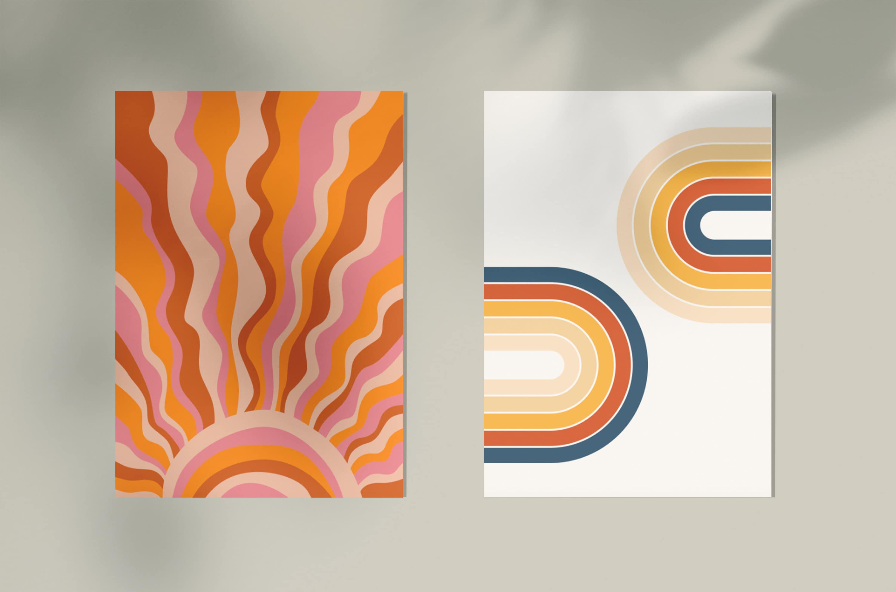 Sun Funky wall art Indie room decor print aesthetic posters Etsy