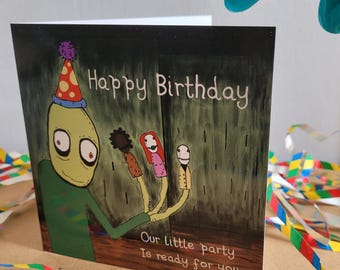 Salad Fingers Birthday Card