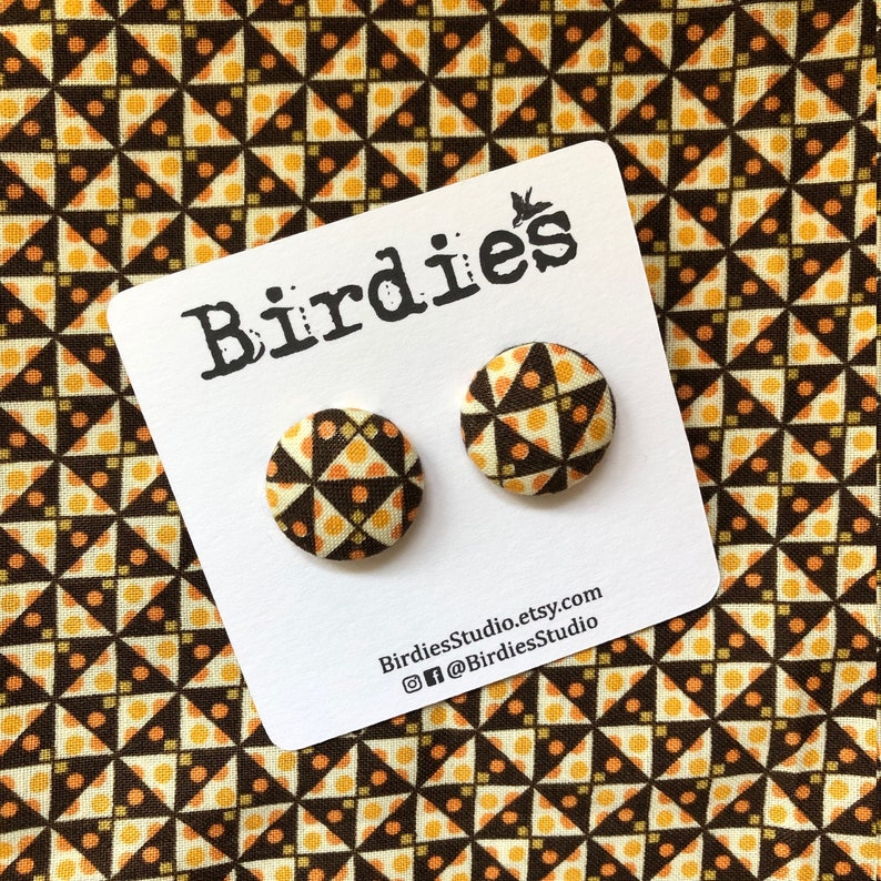 Liberty Fabric Handmade Earrings