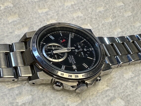 Pulsar Stainless Steel Chronograph 100m - image 7