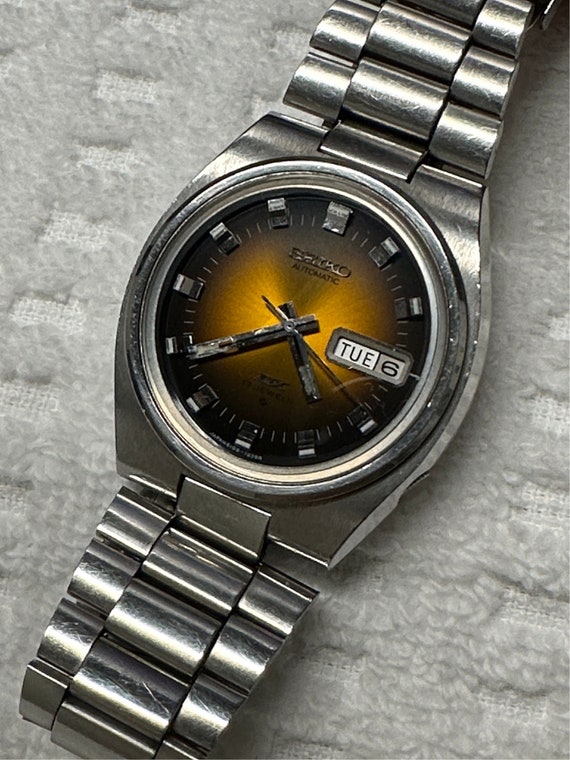 Seiko DX steel automatic watch