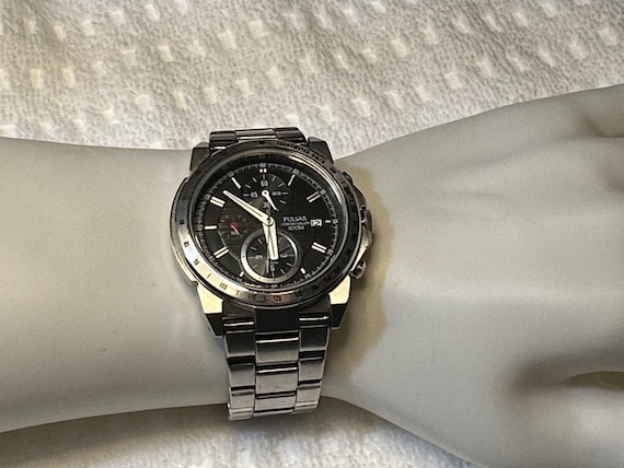 Pulsar Stainless Steel Chronograph 100m - image 3