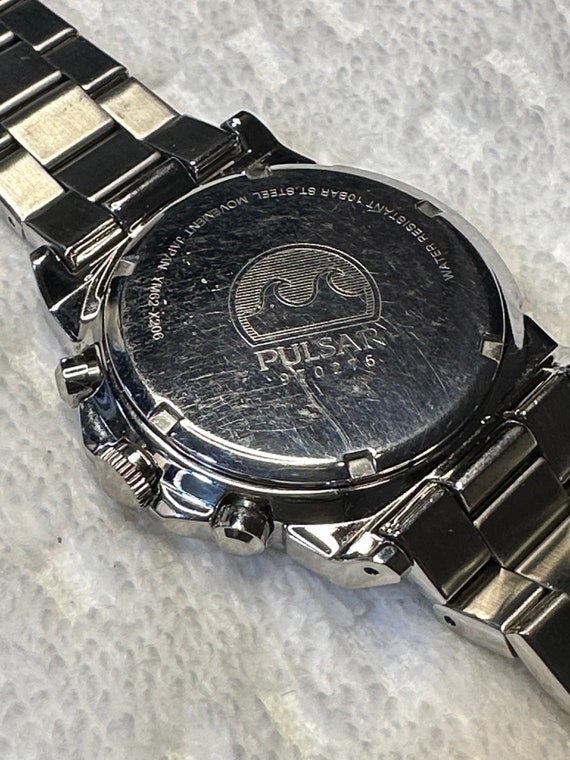 Pulsar Stainless Steel Chronograph 100m - image 6