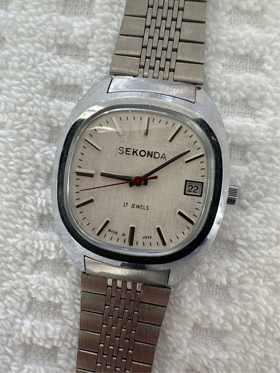 Sekonda soviet chrome watch