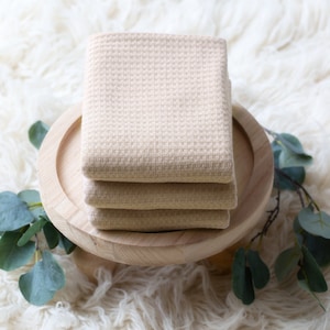 RTS Tan Newborn Textured Knit Wrap | Baby Stretchy Wraps | Newborn Wrap Prop | Frayed Wrap Prop | Photo Prop | Soft & Stretchy