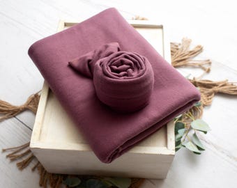 Colección Merino / Tela Mulberry para puf / Fondo suave y elástico para puf / Tela para posar recién nacidos / Accesorio para fotografía de recién nacidos