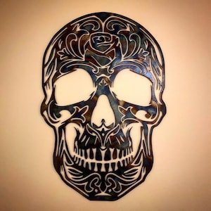 Metal Sugar Skull