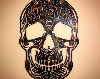 Metal Sugar Skull