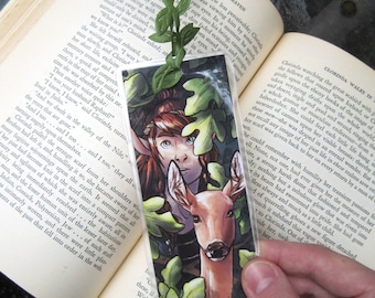 Faun and deer - Bookmark