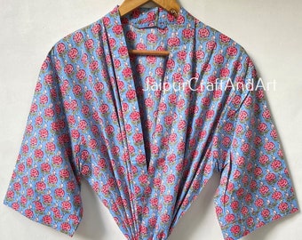 100% Cotton kimono Robes, Unisex Bathrobe, Pure cotton Kimono, Cotton Kimono, Easter Festival, Kimono Kaftan, Oriental Kimono, Women Dress