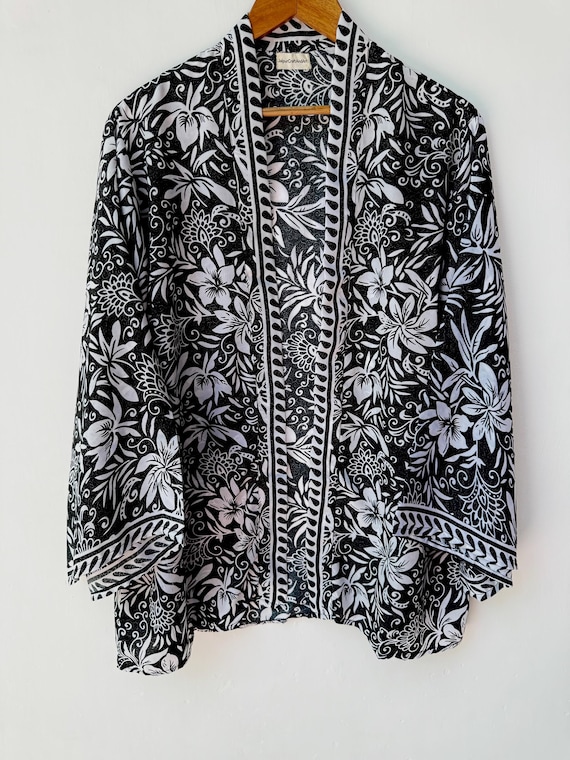 Seide Kimono Jacke Strickjacke Duster Jacke Kurze Kimono Mantel