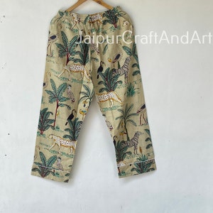 Floral Indian Cotton Pajama Set: Handmade Sleepwear main image 0