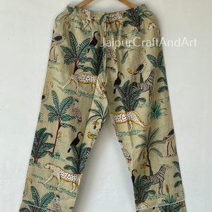 Floral Indian Cotton Pajama Set: Handmade Sleepwear main image 1