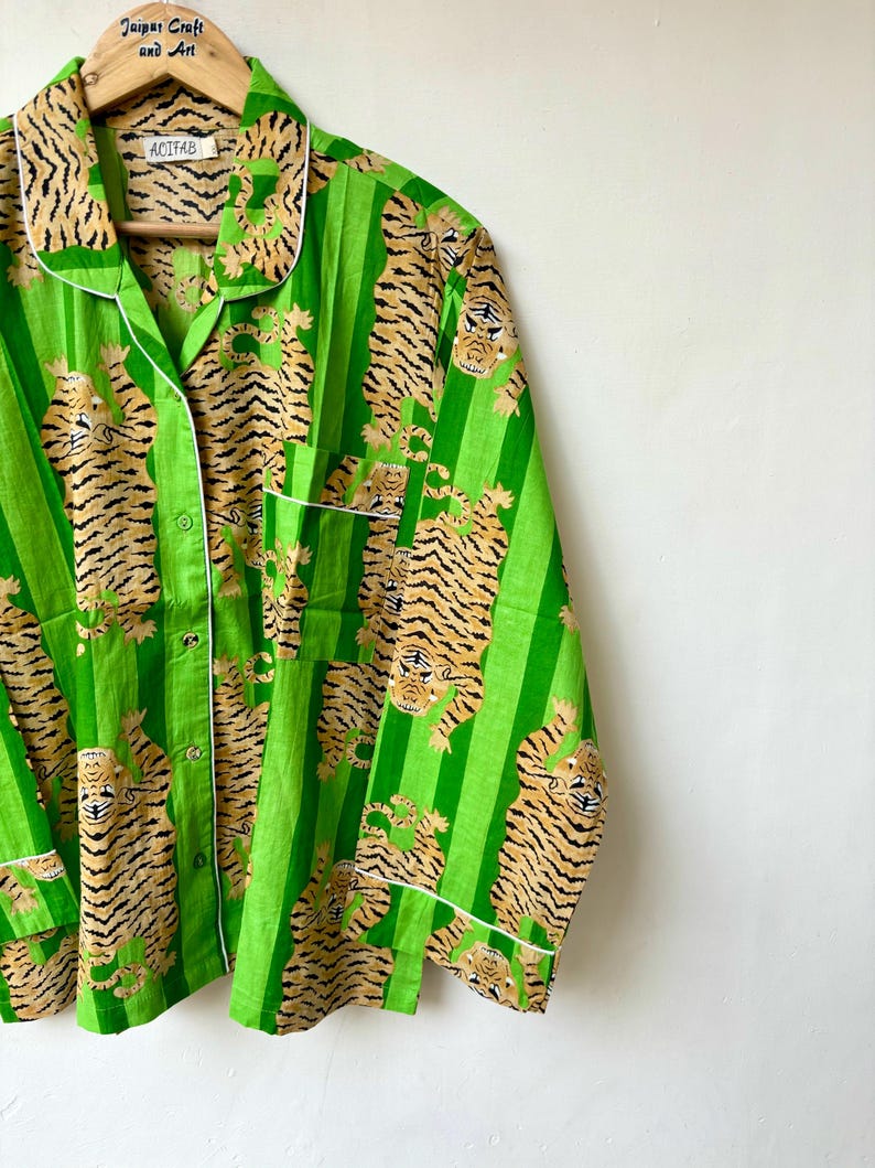 Animal Print Pajama Sets, Indian Cotton Pyjamas Set, PJ Set, Sleepwear Dress, Loungewear, Gifts For Her, Women Dress, Pajamas, Night Dress , Christmas Gifts, Pajama Party, Loose clothing, Comfortable PJ, Bridesmaids PJ, Bridesmaids Gifts