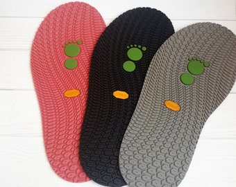 Color rubber soles felted shoes Flexible outsoles felted footwear Slipper soles Moxies soles non slip House shoe soles Custom soles 345 mm