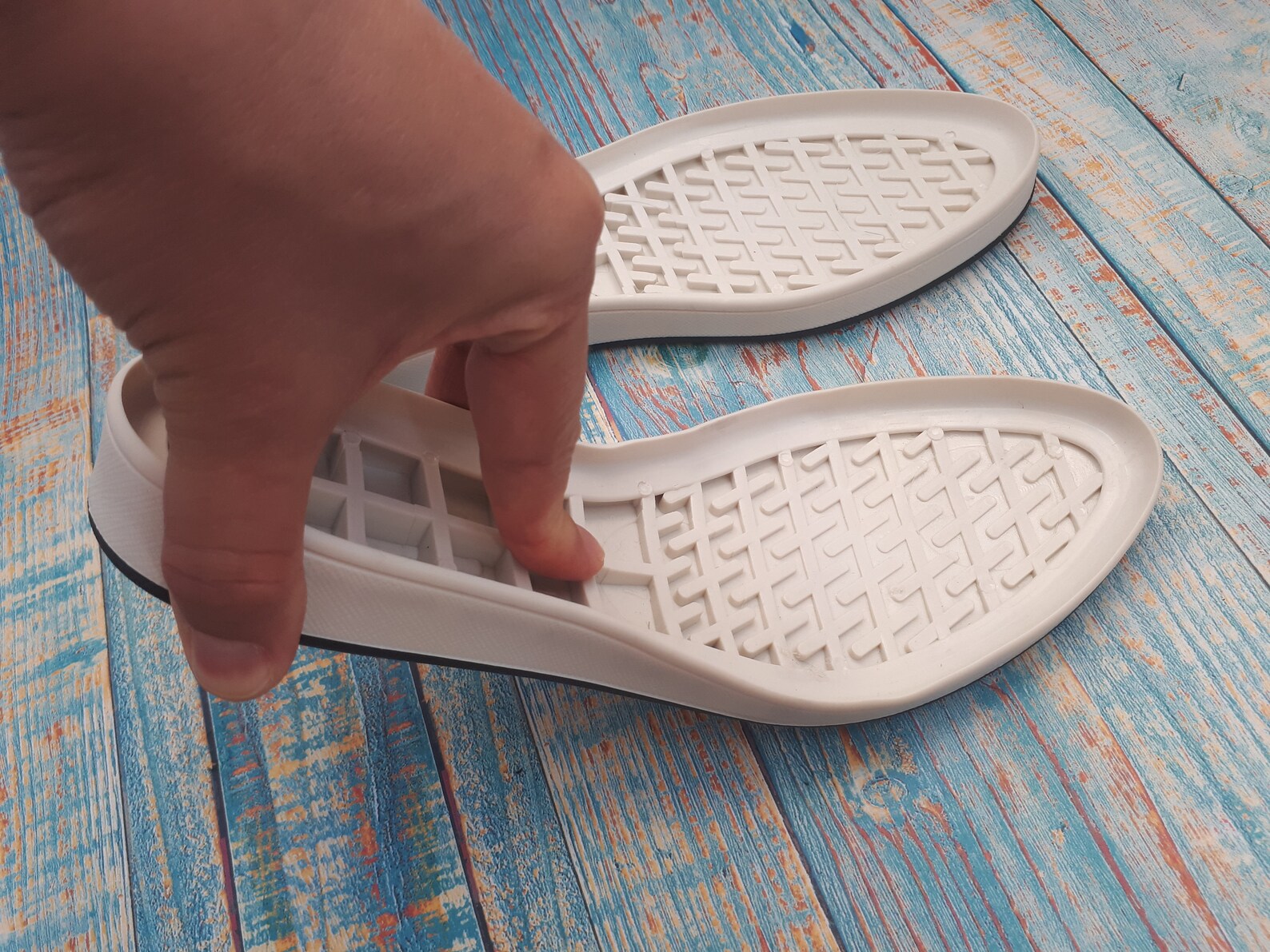 White shoe soles for felted boots Women soles for crochet Etsy