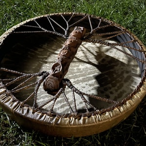 Shaman drum Life Line, Native american drum, Spirit shamanic drums, Shamanic tambourine, Shamanic tambourines instruments 20 in image 5