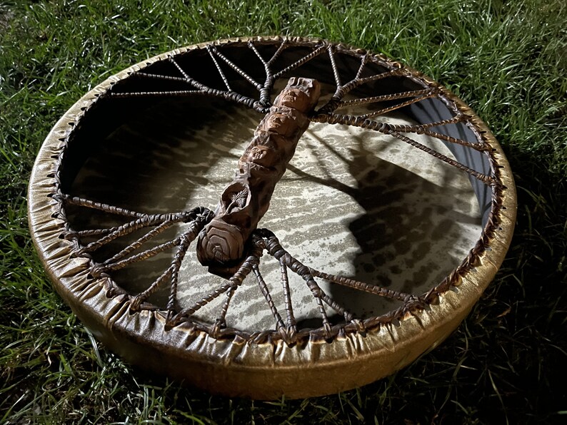 Shaman drum Life Line, Native american drum, Spirit shamanic drums, Shamanic tambourine, Shamanic tambourines instruments 20 in image 5