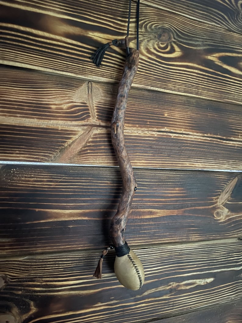 Buck Skin Rattle Handcrafted Shaman Rattle: Goat Skin, Pine Wood, Altar Tool - Etsy