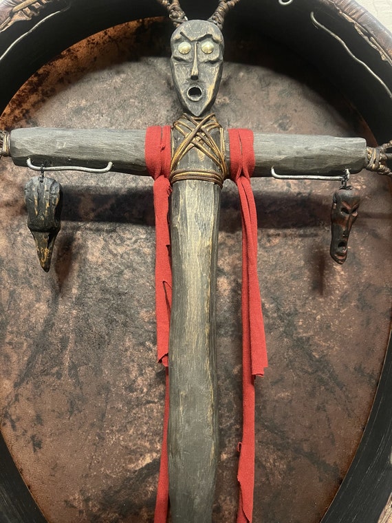 Tamburo Sciamanico Siberiano Artigianale - 25cm Con Bacchetta - Per Meditazione E Rituali