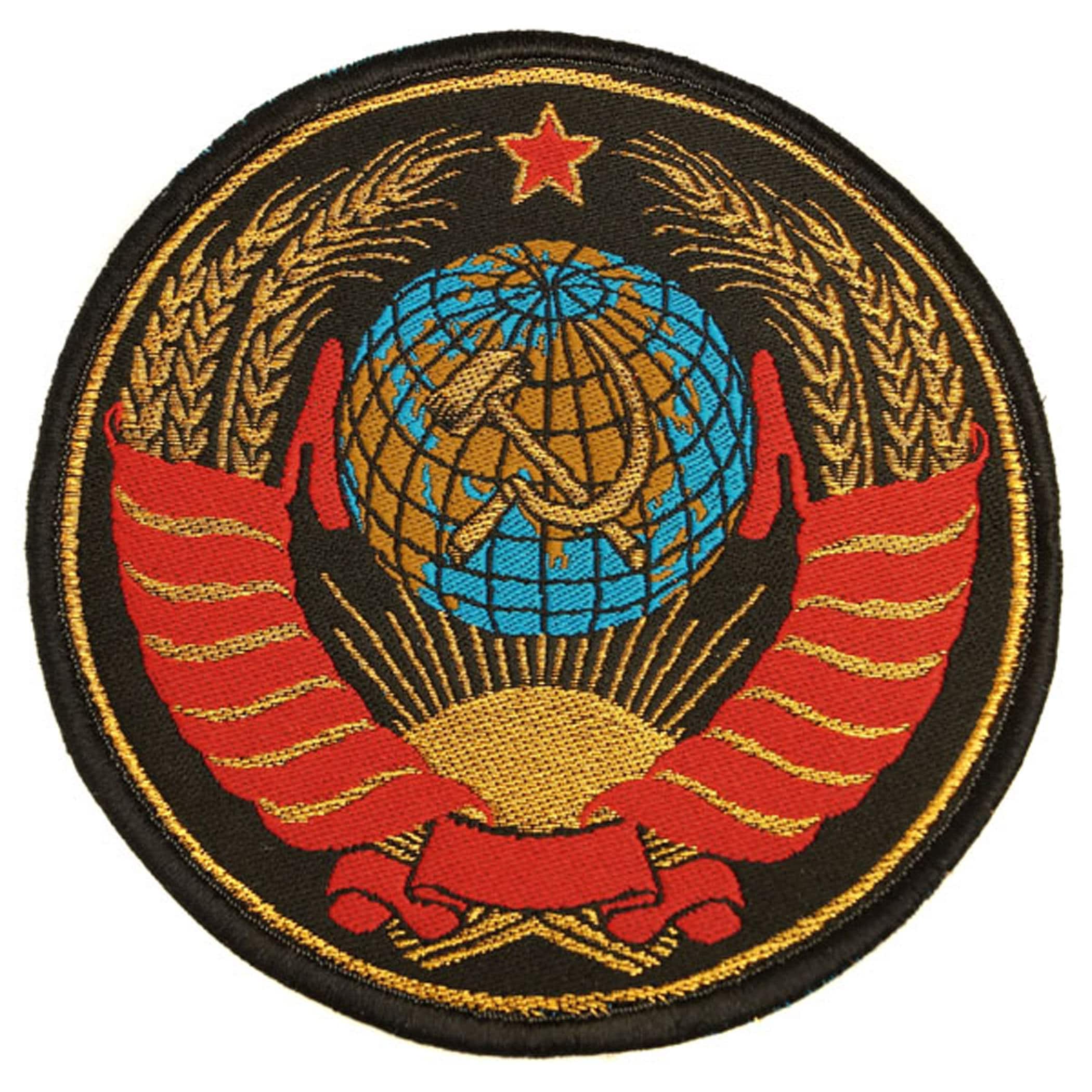 Soviet Union USSR CCCP Embroidered Sleeve Patch Etsy