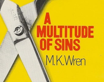 A Multitude of Sins, by M. K. Wren first edition (Conan Flagg mystery #2)