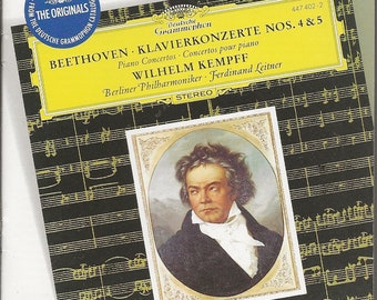 Beethoven: Piano Concertos 4 and 5 &quot;Emperor&quot;, with Wilhelm Kempff or with Jorge Federico Osorio (sold separately)