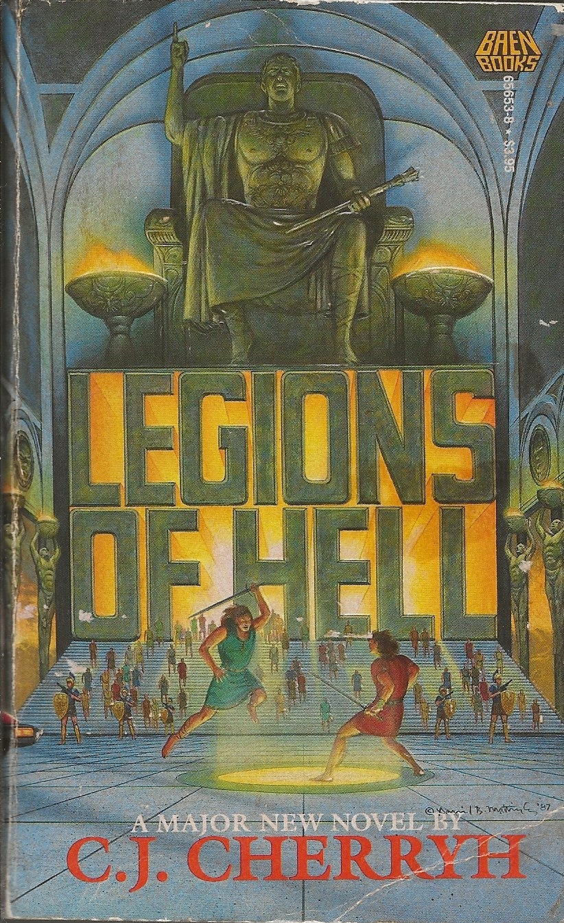 Legions of Hell, door CJ Cherryh (gesigneerde eerste editie)