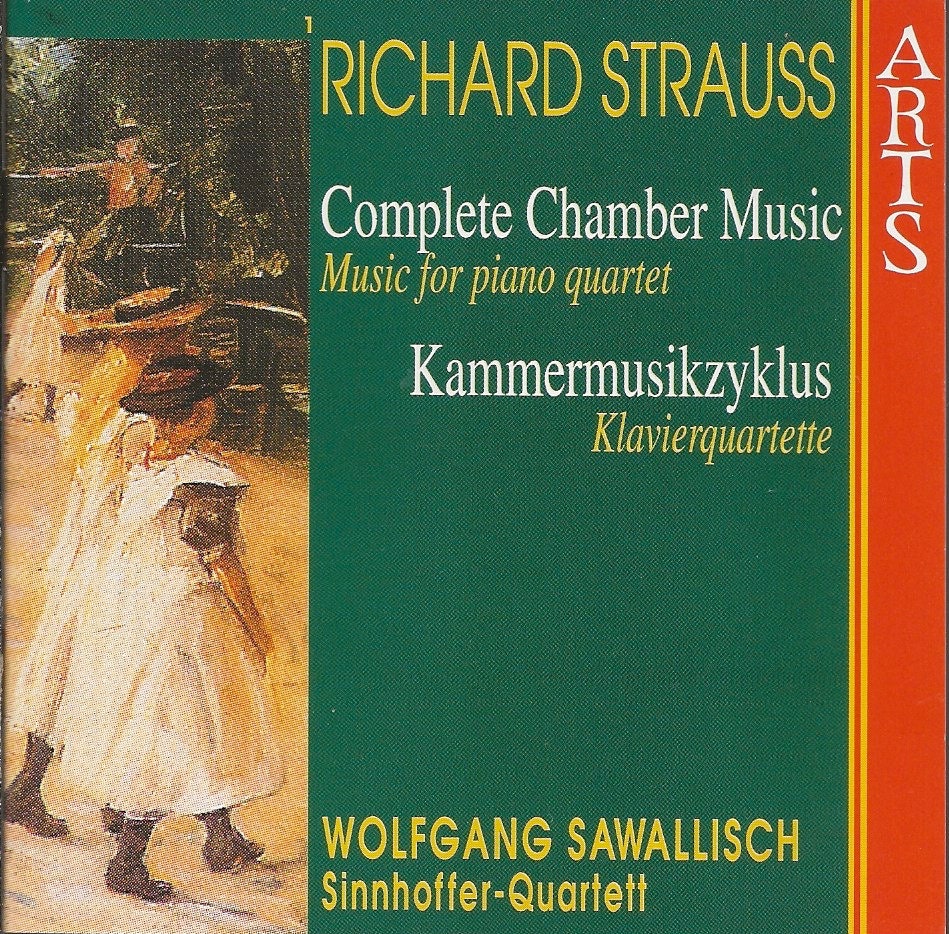 リチャードシュトラウス Richard Strauss 室内楽集 リヒャルト・シュトラウス室内楽全集 第1巻、第3巻、第8巻（CD