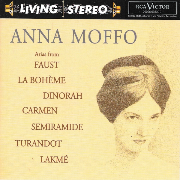 Anna Moffo: Arien aus Faust, La Boheme, Dinorah, Carmen, Semiramide, Turandot, Lakme