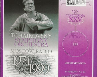 Shostakovich: Symphony 10; Romance from The Gadfly. Vladimir Fedoseyev conducts the Tchaikovsky Symphony Orchestra of Moscow Radio (CD)