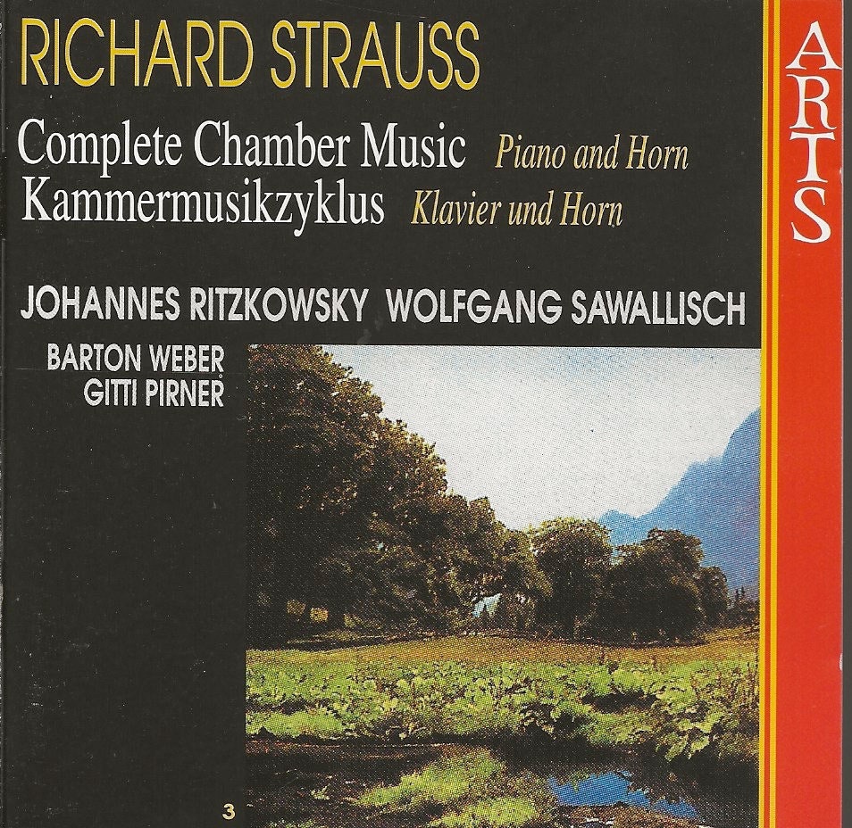 リチャードシュトラウス Richard Strauss 室内楽集 リヒャルト・シュトラウス室内楽全集 第1巻、第3巻、第8巻（CD