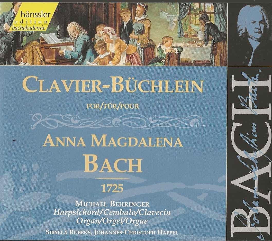 Clavier-Buchlein (Notebook) for Anna Magdalena Bach