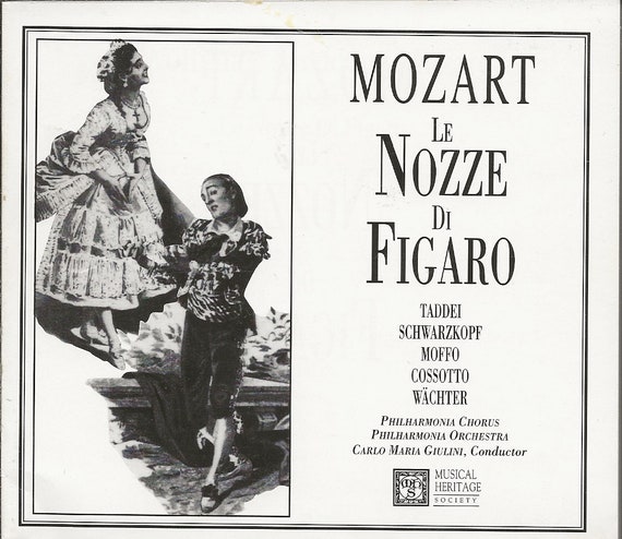 Mozart: Le Nozze Di Figaro the Marriage of Figaro. Various - Etsy