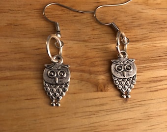 Eulen Ohrringe, Eulenschmuck, Eulen Accessoire, Eulen, Eule, versandfertig, Geschenke unter 20, Geschenke für sie, Geschenkideen, Eulengeschenke, Tiere