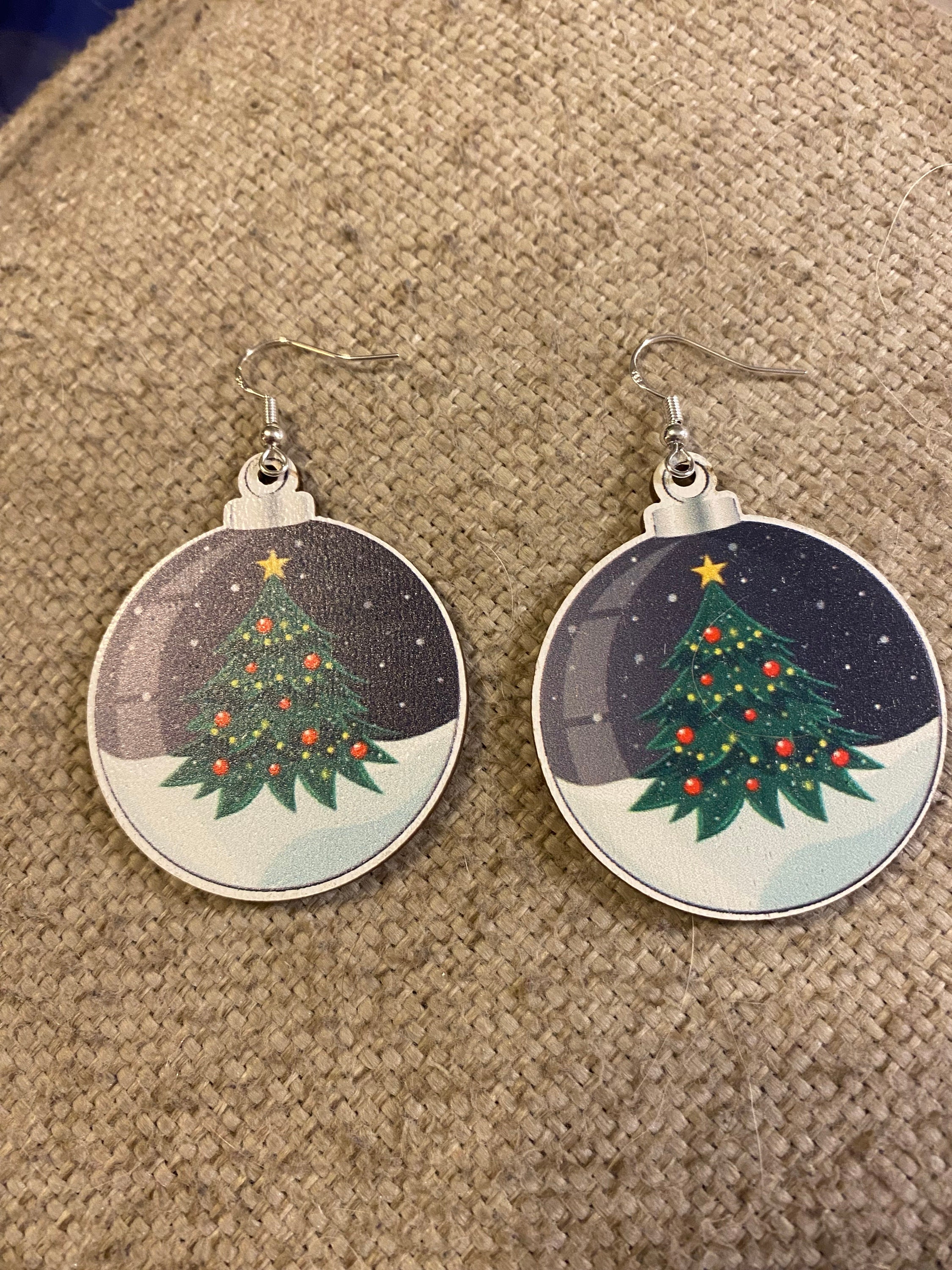 Boucles D'oreilles Pendantes De Noël Pour Femmes - Motifs Festifs (sapin, Bonhomme De Neige...) - Cadeau De Fête - 13