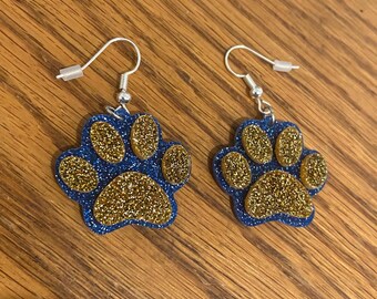 Paw print earrings, paw earrings, paw earrings, animals, dogs, dog earrings, dog earrings , gift idea, dog mom gift, dog paws, dogs