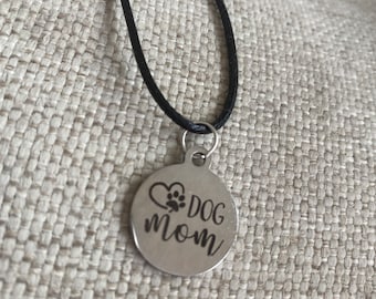 Dog mom necklace, earrings, dogs, dog moms, rescue dog, rescue animals, dog mom gift, Mother’s Day, doggie, under 20, ready to ship