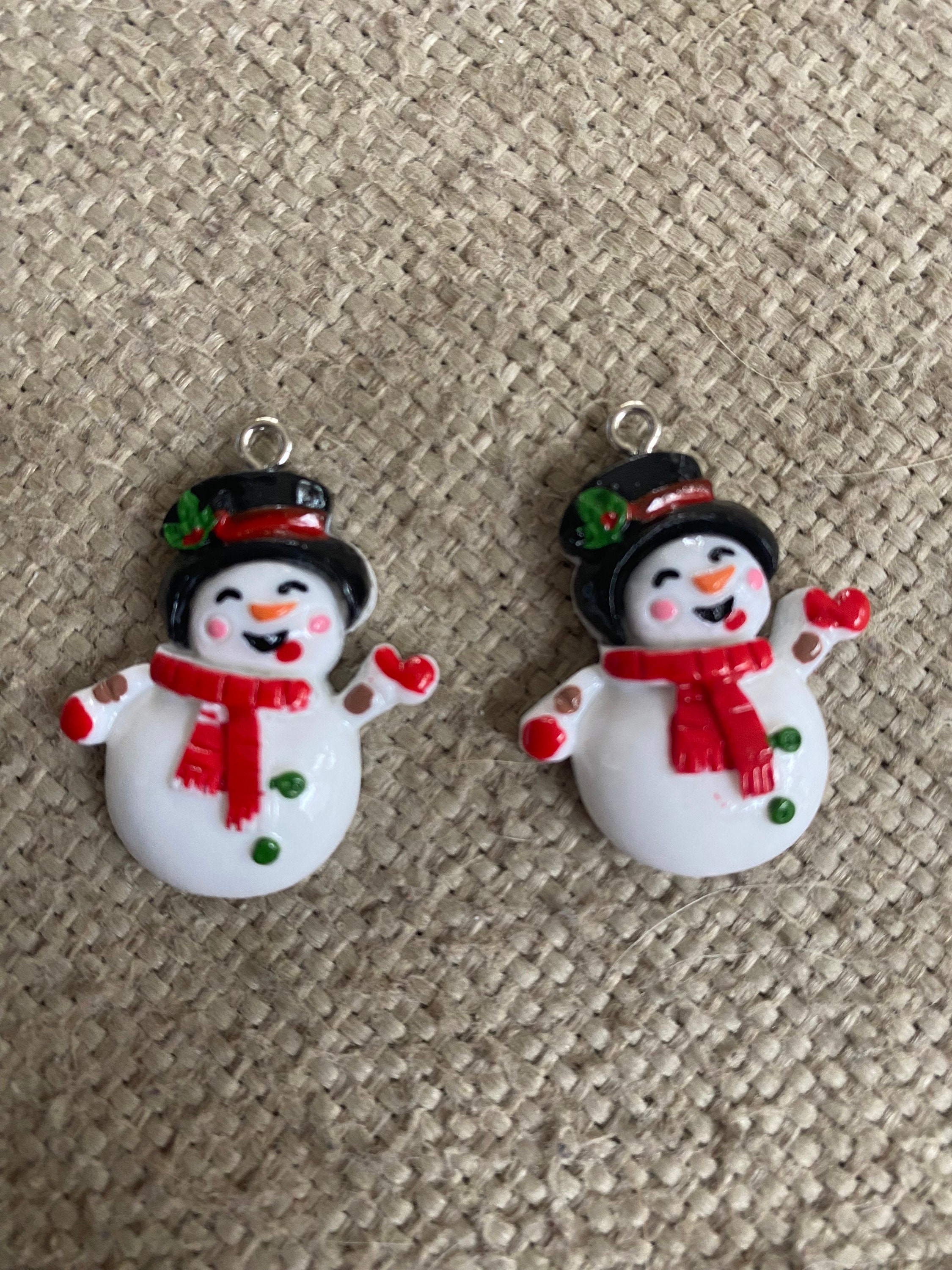 Snowman Earrings christmas Holidays Holiday Gift Under 20