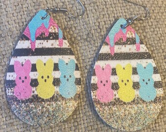 Bunny earrings, under 20, rabbits, bunny, bunny rabbit, bunny jewelry, rabbit jewelry, easter gift Christmas gift, necklace, gift idea, gift