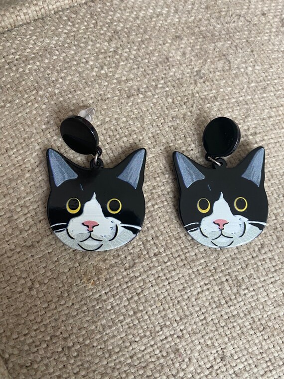 Kitty cat cheap earrings