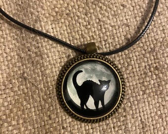 Cat mom necklace, cat mom, Cabochon necklace, gift idea, under 20, rescue mom gift, kitty, cats, cat jewelry, cat mom, cats; cat gift