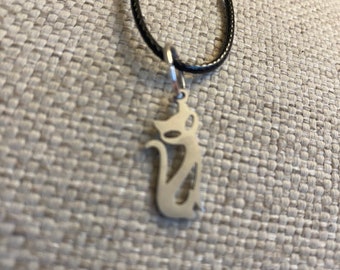 Cat necklace, cat mom, cats, kitty,animals, animal jewelry, under 20 gift, rescue mom, pets, cat jewelry, electroplated charm
