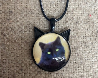Cat mom necklace, cat mom, Cabochon necklace, gift idea, under 20, rescue mom gift, kitty, cats, cat jewelry, cat mom, cats; cat gift