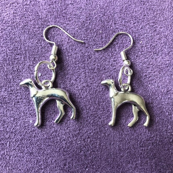 Greyhound earrings, greyhound, greyhounds, greyhound jewelry, greyhound mom, greyhound mom gift, greyhounds