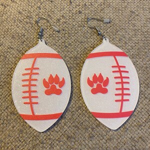Hondenpootoorbellen, hondenliefhebber, hondenmoedercadeau, pootafdrukken, sieraden voor huisdieren, oorknopjes, voetbaloorbellen