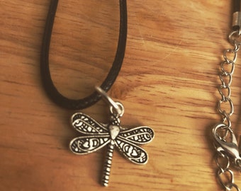Dragonfly necklace, womens jewelry, dragonfly, girls necklace, tibetan silver, animal jewelry, gift ideas, gift for grad, bridesmaid gift