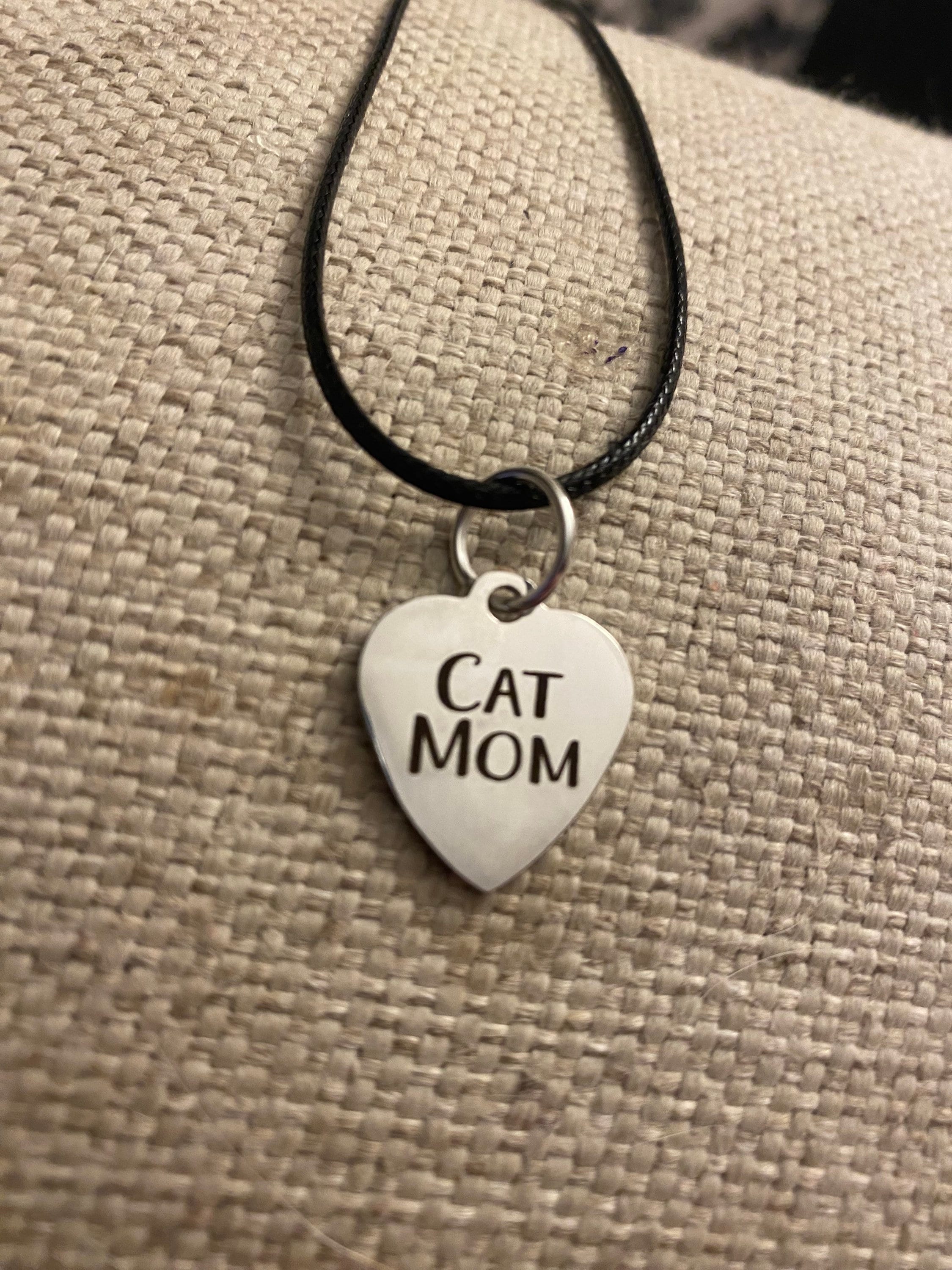 Cat mom necklace deals