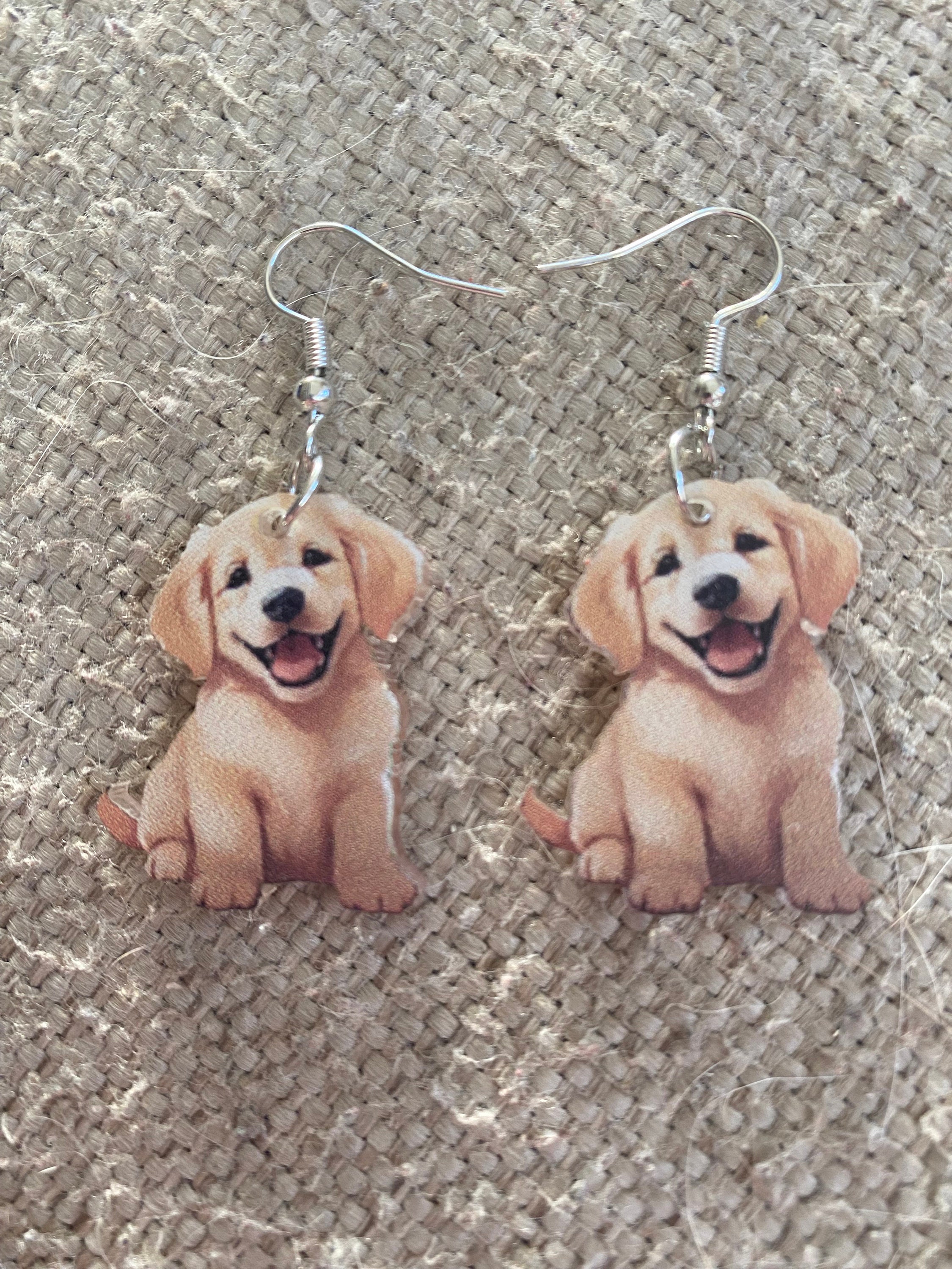 Golden Retriever Earrings Golden Retrievers Golden Dog Golden Mom Dog Mom Gift Gift Idea Dog Earrings Gift Idea Dog Mom Etsy UK