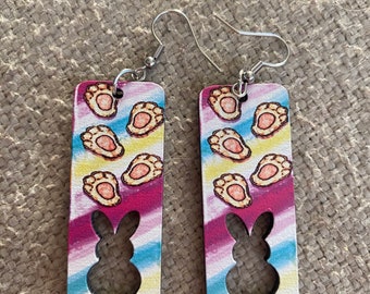 Bunny earrings, under 20, rabbits, bunny, bunny rabbit, bunny jewelry, rabbit jewelry, easter gift Christmas gift, necklace, gift idea, gift